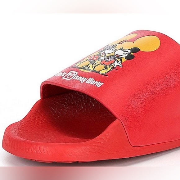 Coach Disney Parks Sports Leather Logo Slide Sandals - Picture 9 of 11